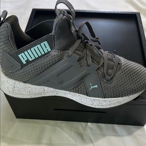 Puma Gray Lightweight‎ Athletic Shoes with Breathable Mesh
